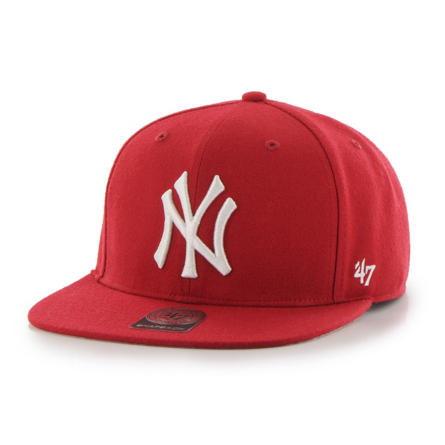 Czapka 47 Brand MLB New York Yankees No Shot '47 CAPTAIN B-NSHOT17WBP-RD