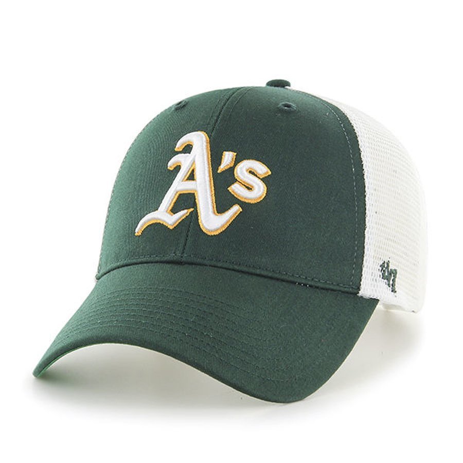 Czapka 47 Brand MVP MLB Oakland Athletics Branson zielona
