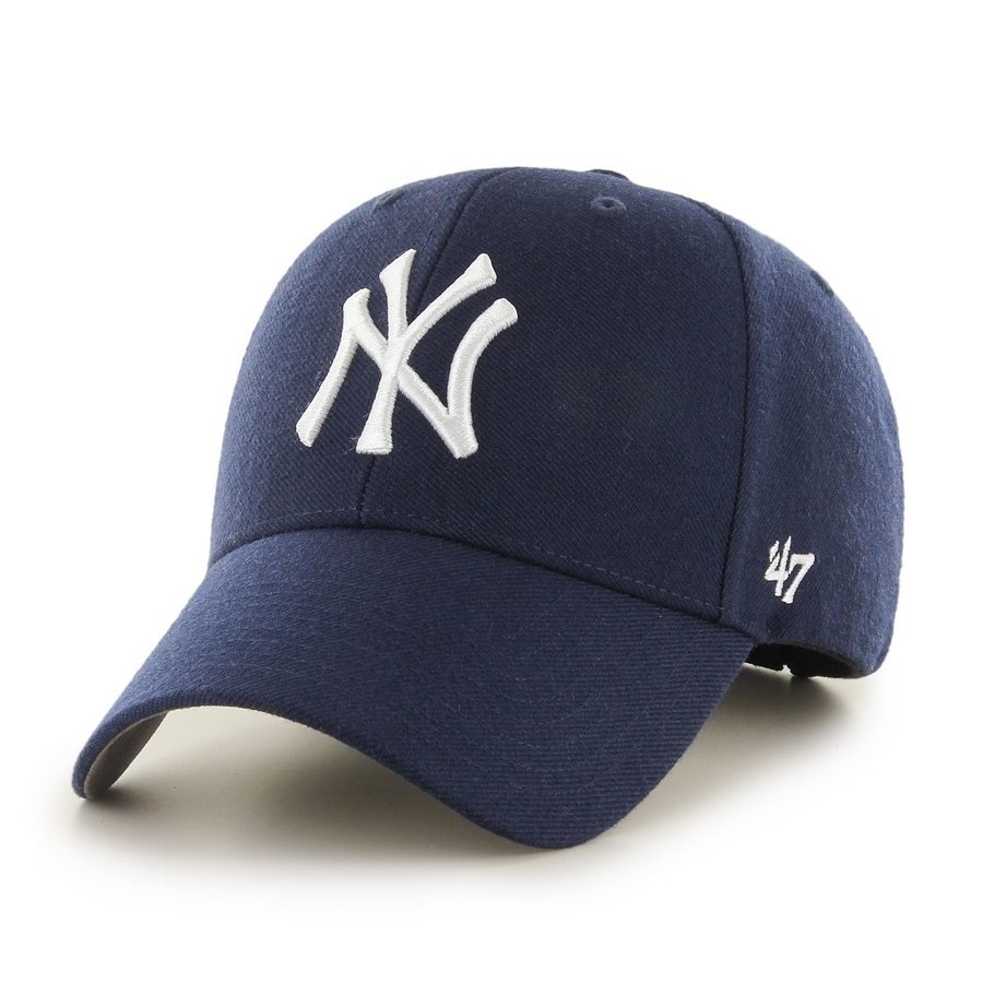 Czapka 47 Brand MVP Snapback MLB New York Yankees ciemno niebieska