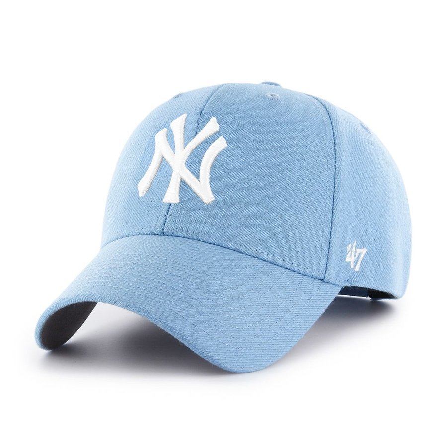 Czapka 47 Brand MVP Snapback MLB New York Yankees jasno niebieska