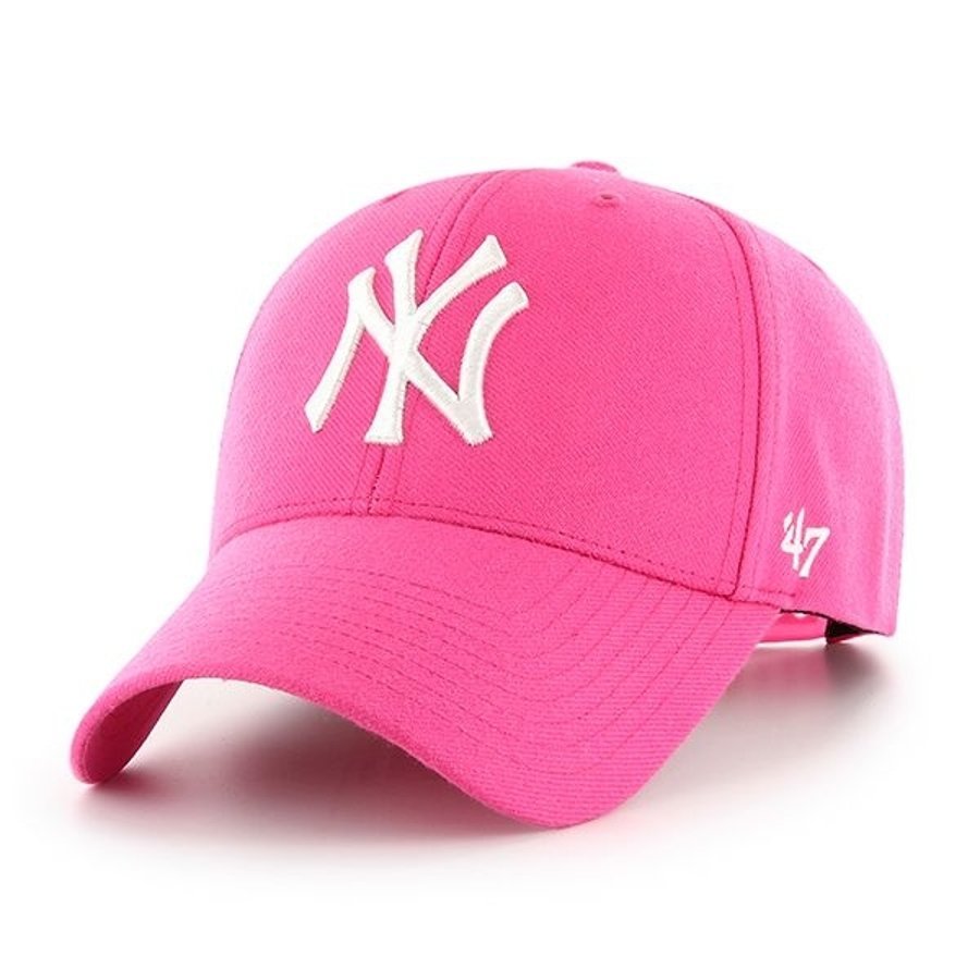 Czapka 47 Brand MVP Snapback MLB New York Yankees magneta