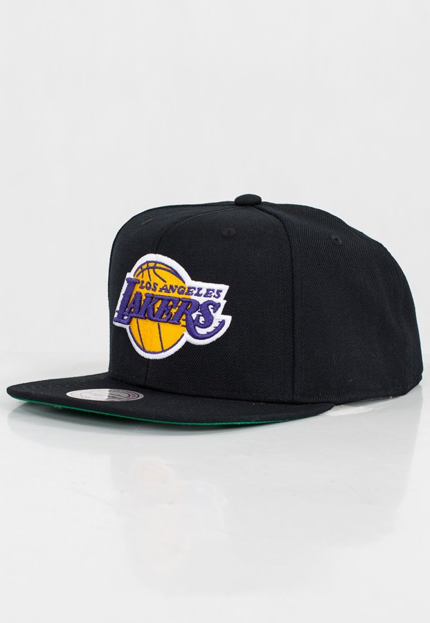 Czapka Snapback Mitchell & Ness NBA Wool Solid LA Lakers