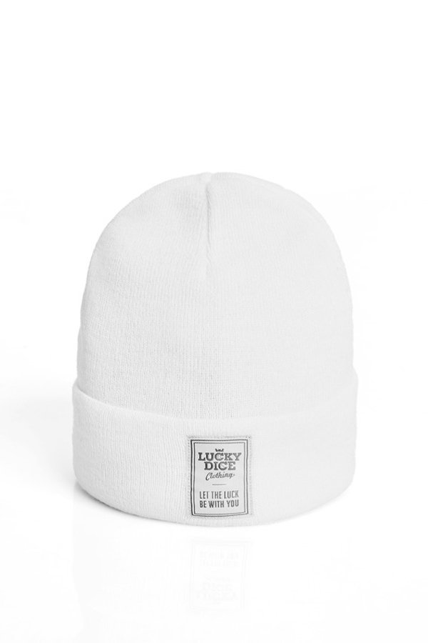 Czapka Zimowa Lucky Dice Winter Hat biała