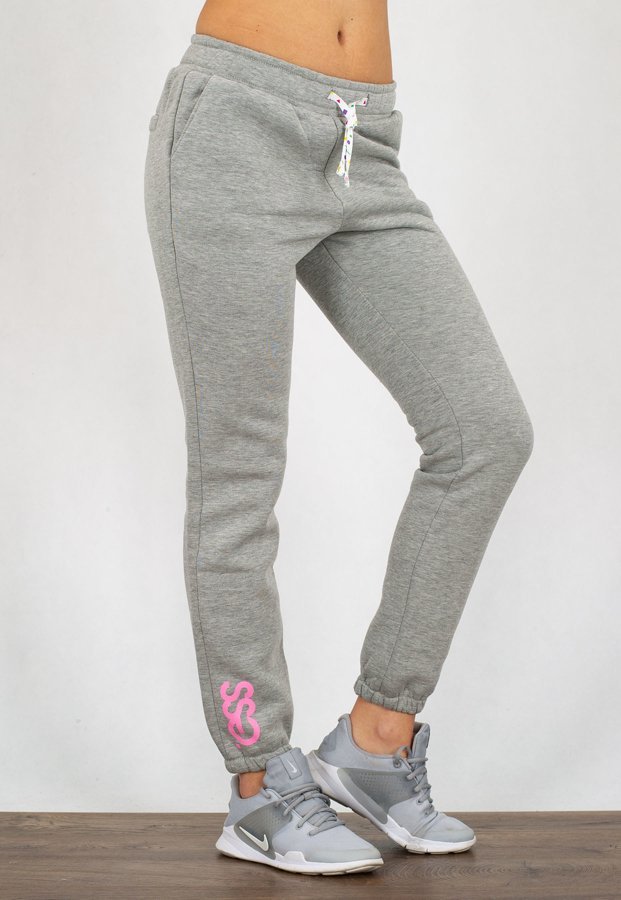 Dresy SSG Girls Classic Jogger Candy Colors szare
