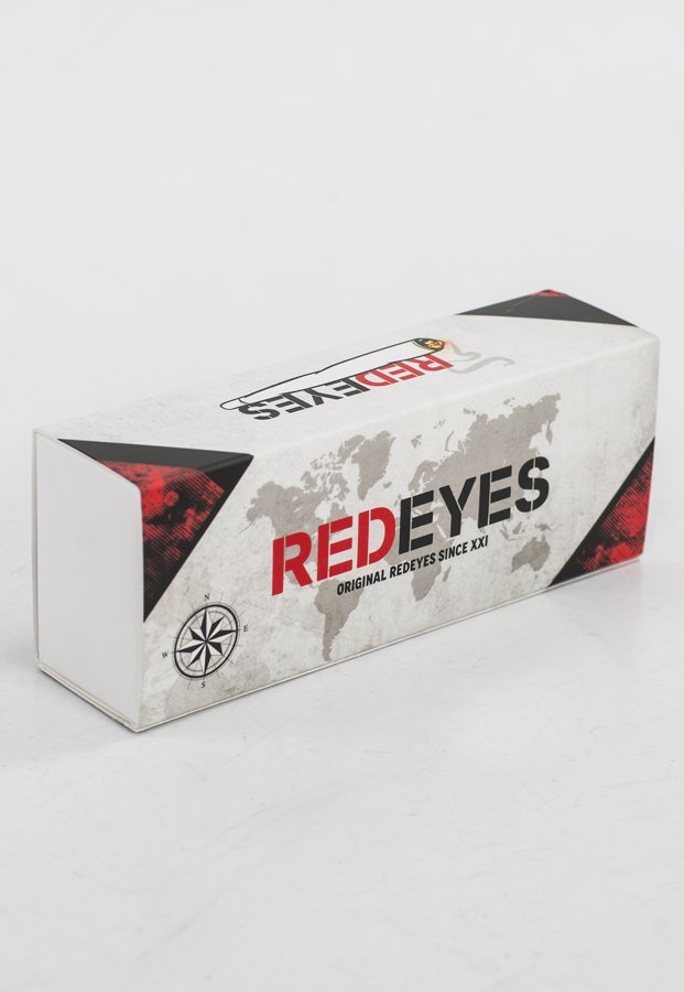 OUTLET Okulary Red Eyes King Freestyle czarno srebrne K414Z