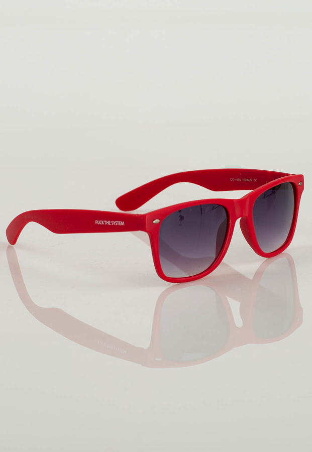 Okulary Blocx Classic 124 czerwone