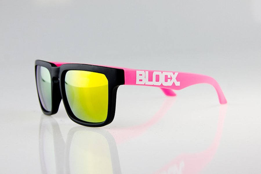 Okulary Blocx Square Black x Pink Mat 92