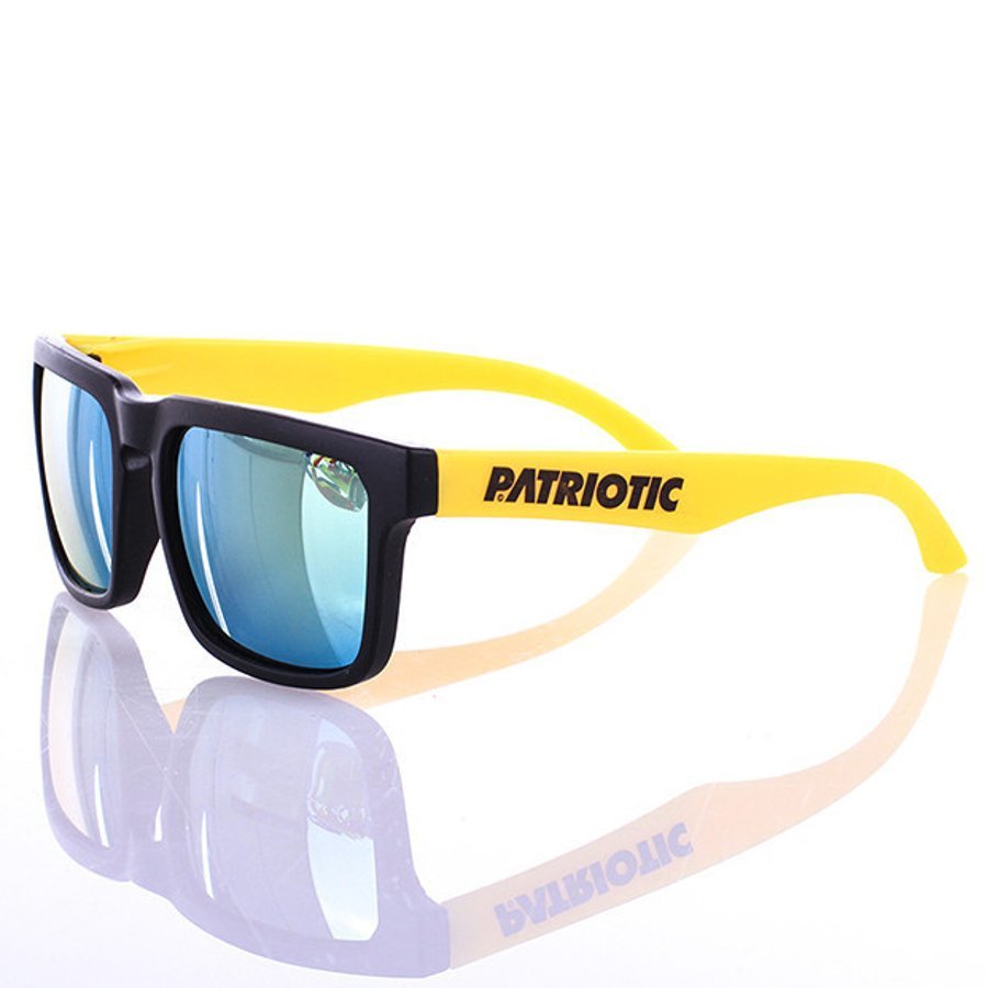 Okulary Patriotic Black Mat Yellow