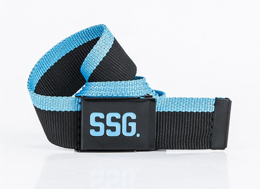 Pasek SSG Classic czarno niebieski