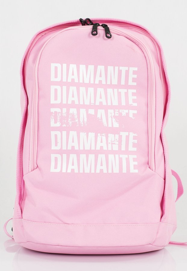 Plecak Diamante Wear Double Logo różowy