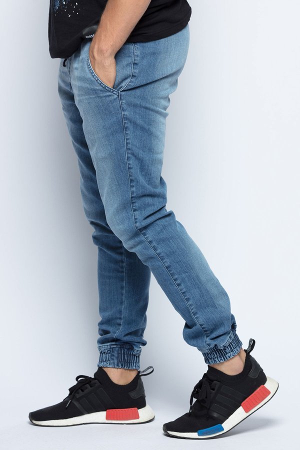 Spodnie Diamante Wear Jogger Unisex RM jasny jeans wyprany