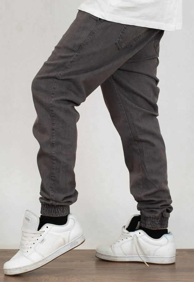 Spodnie Jigga Wear Jeans Crown grey washed