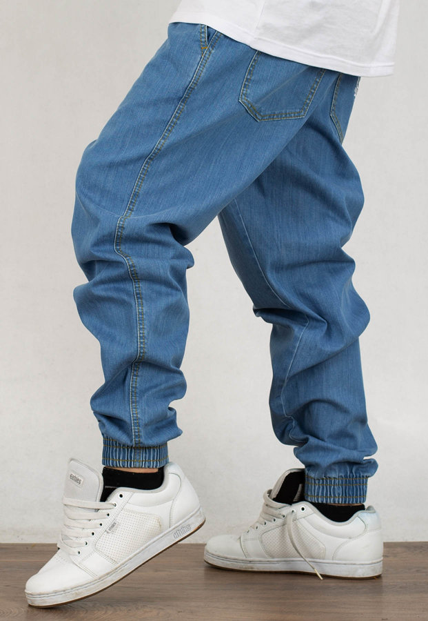 Spodnie Jigga Wear Jeans Crown light blue jeans