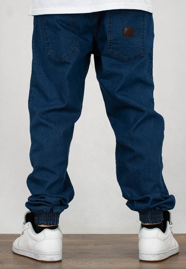Spodnie Moro Sport Joggery Medium Baseball Leather jasne pranie jeans