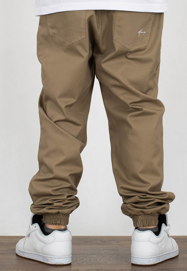 Spodnie Moro Sport Joggery Mini Paris Pocket beżowe