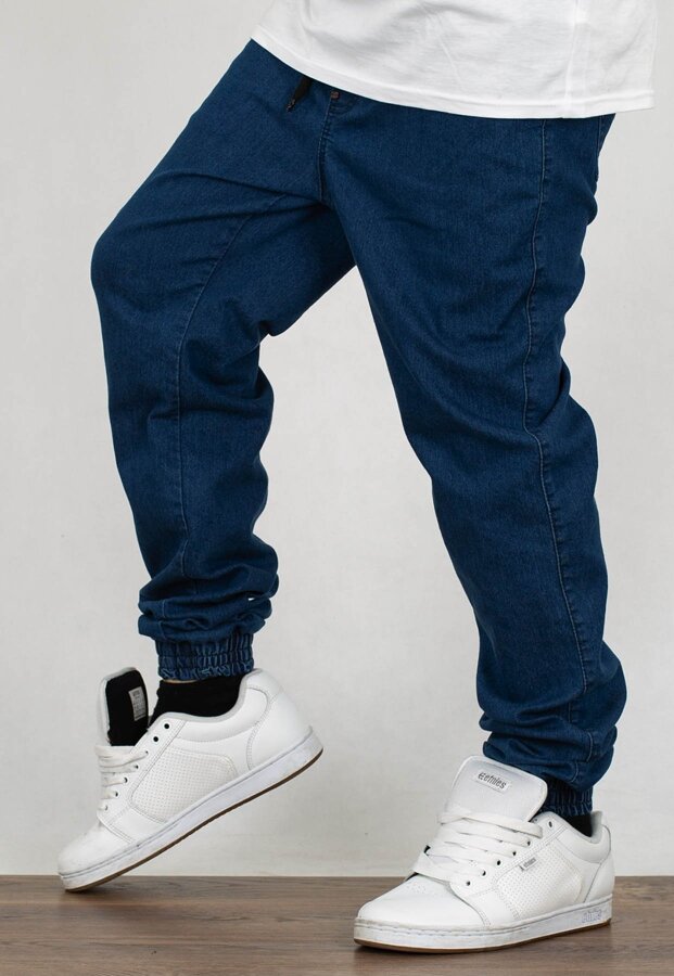 Spodnie Moro Sport Joggery Mini Paris Pocket jasny jeans