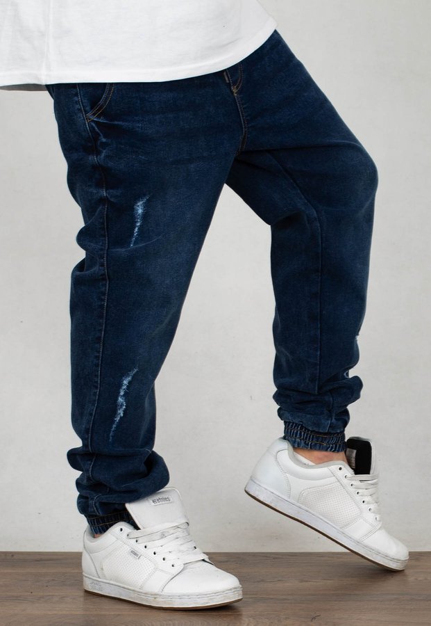 Spodnie Moro Sport Joggery Mini Slant Tag Pocket medium jeans z dziurami