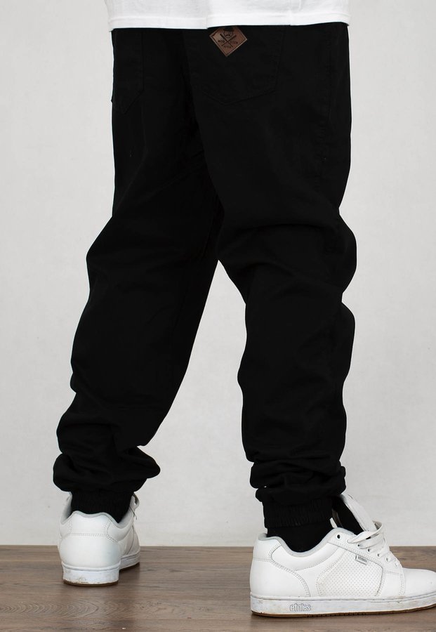 Spodnie Moro Sport Joggery Mobster czarne materiałowe