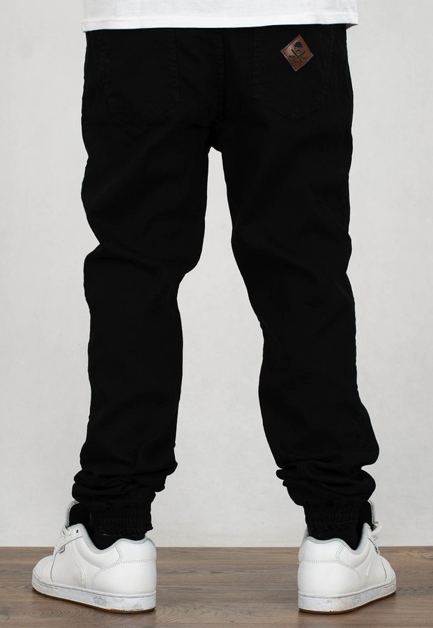 Spodnie Moro Sport Joggery Mobster czarny jeans