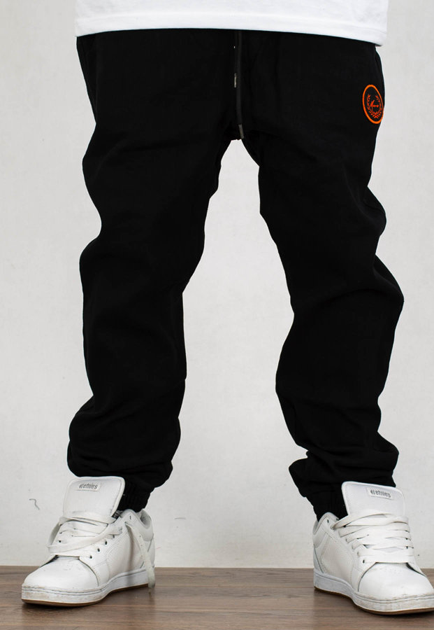 Spodnie Moro Sport Joggery Orange Patch black