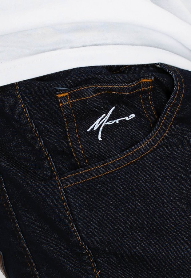 Spodnie Moro Sport Joggery Paris Laur Leather Pocket ciemne pranie