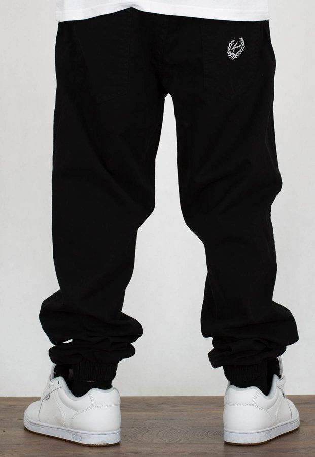 Spodnie Moro Sport Joggery Paris Laur Pocket czarne