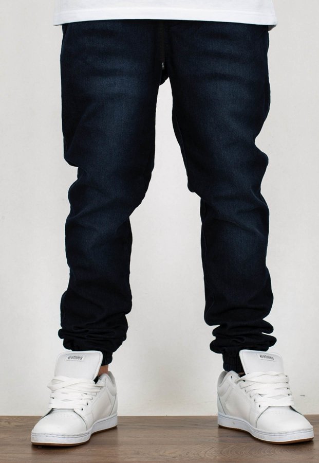 Spodnie Moro Sport Joggery Stich M Pocket guma w pasie mustache wash jeans