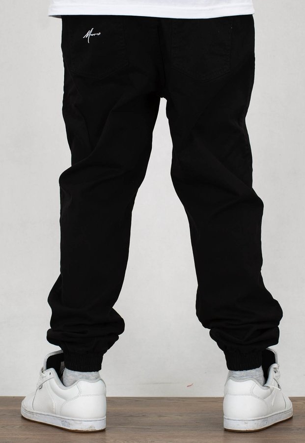Spodnie Moro Sport Joggery Stitch M Pocket czarne