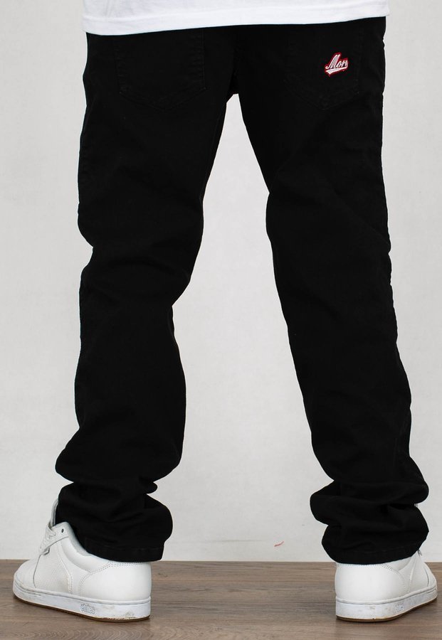 Spodnie Moro Sport Regular Mini Baseball czarny jeans