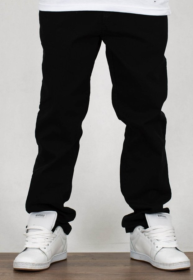 Spodnie Moro Sport Regular Mini Baseball czarny jeans