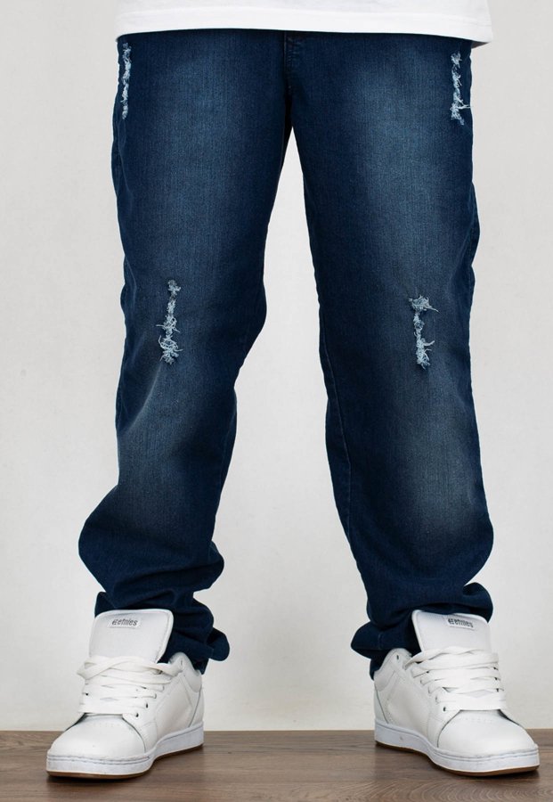 Spodnie Moro Sport Regular Mini Baseball damage wash jeans