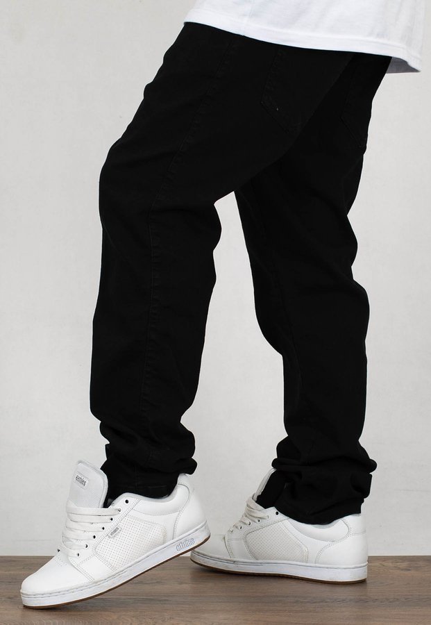 Spodnie Moro Sport Regular Mini Paris Pocket czarny jeans