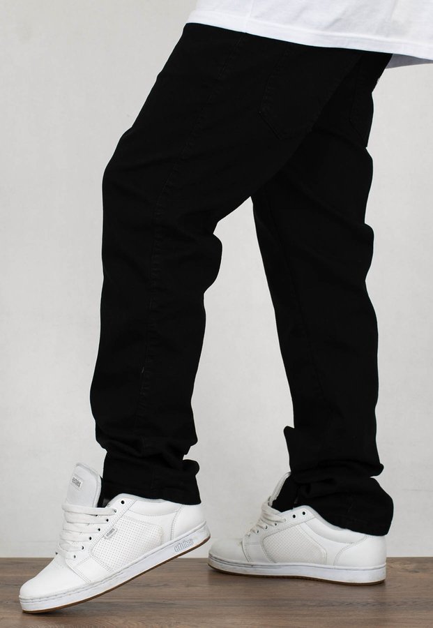 Spodnie Moro Sport Slim Paris Laur czarny jeans