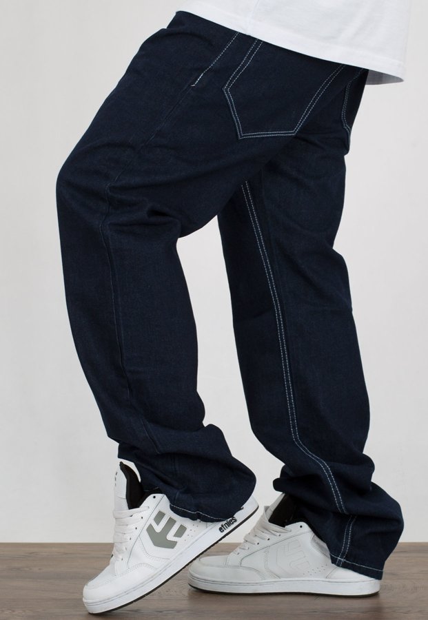 Spodnie Patriotic Baggy Jeans dark blue