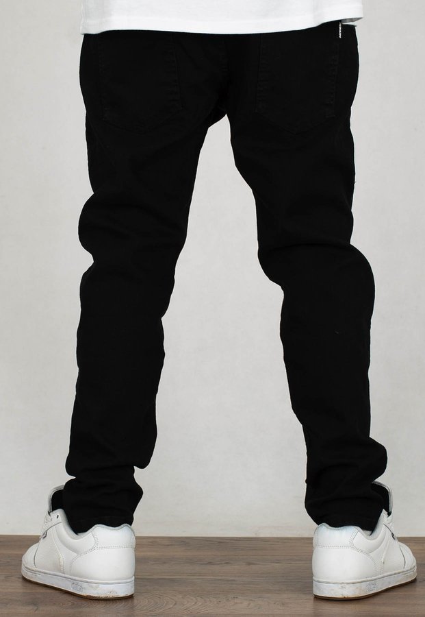 Spodnie Patriotic Futura Mini Pin Roll Jeansowe czarne