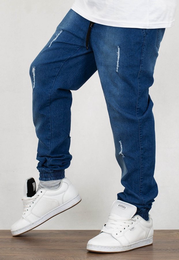 Spodnie Patriotic Jeans Joggery Futura niebieskie