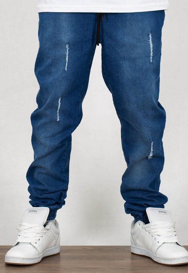 Spodnie Patriotic Jeans Joggery Futura niebieskie