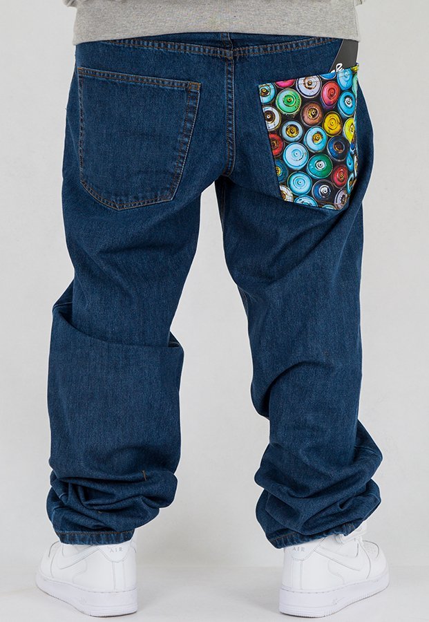 Spodnie SSG Cans Regular medium blue