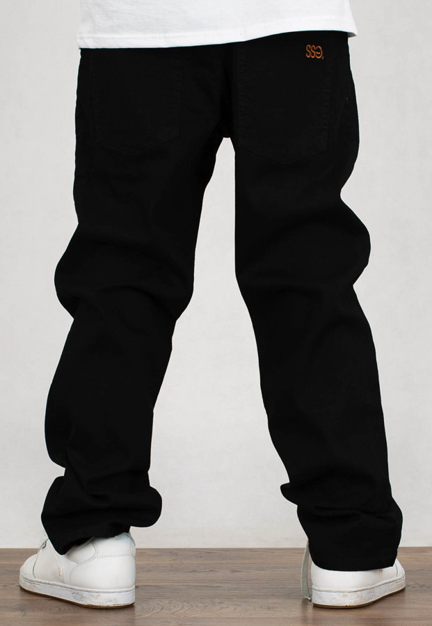Spodnie SSG Jeansy Regular Small SSG czarny jeans