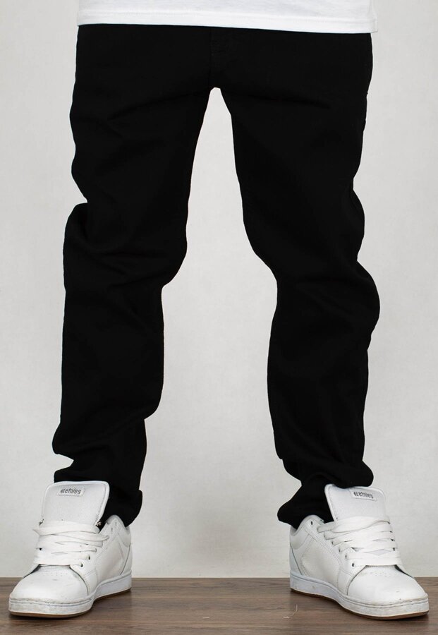 Spodnie SSG Jeansy Slim Classic czarny jeans