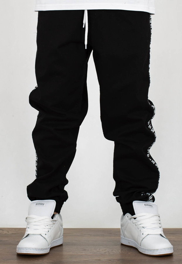 Spodnie SSG Jogger Premium Biały Lampas czarne