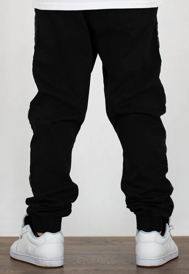 Spodnie SSG Jogger Premium Czarny Lampas czarne