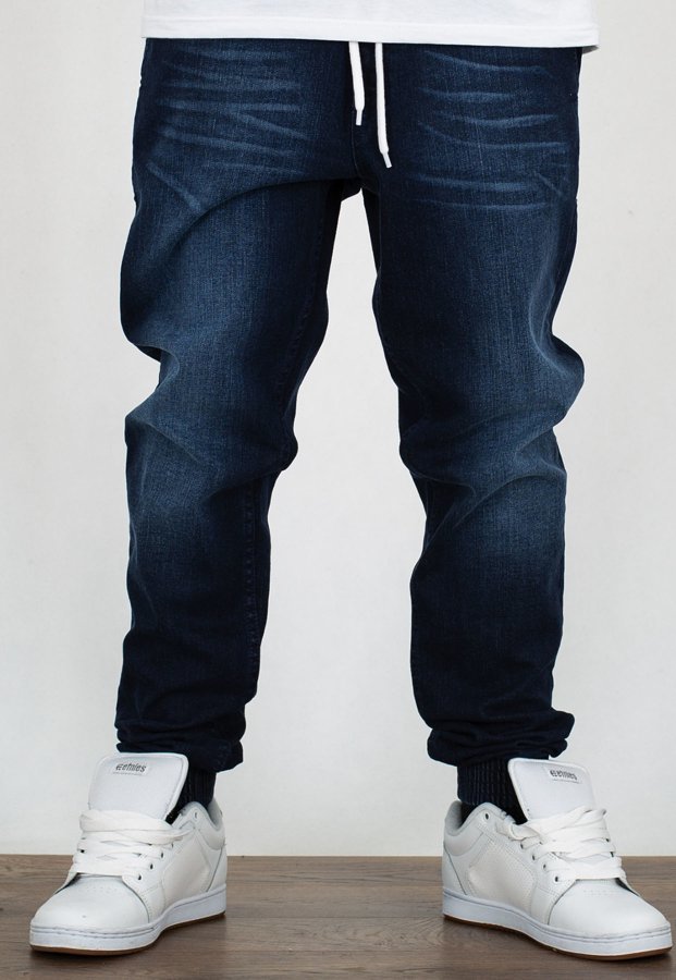 Spodnie SSG Jogger Premium Jeans Wycierane Dark Przecierane