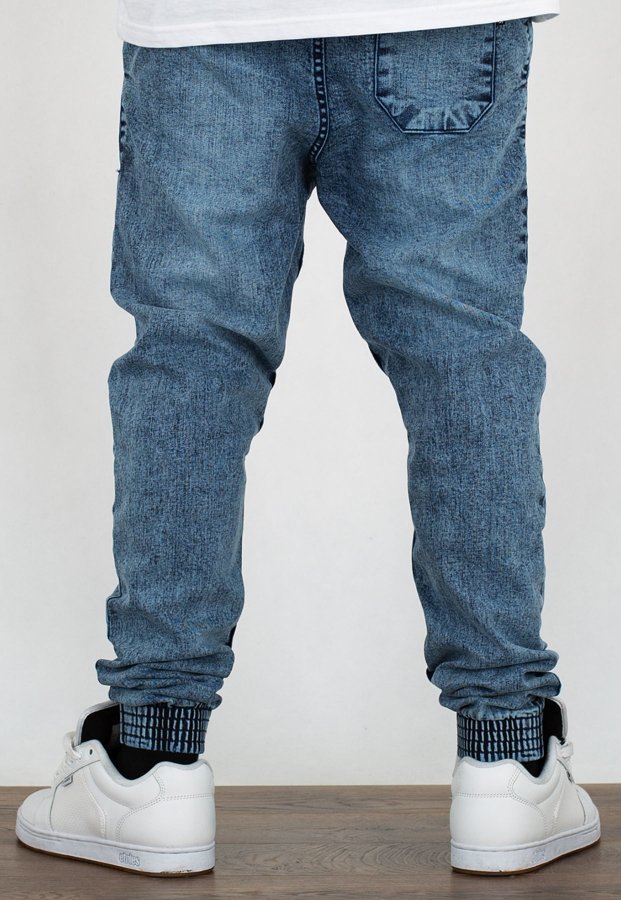 Spodnie SSG Jogger Premium Jeans Wycierane Light Marmurki