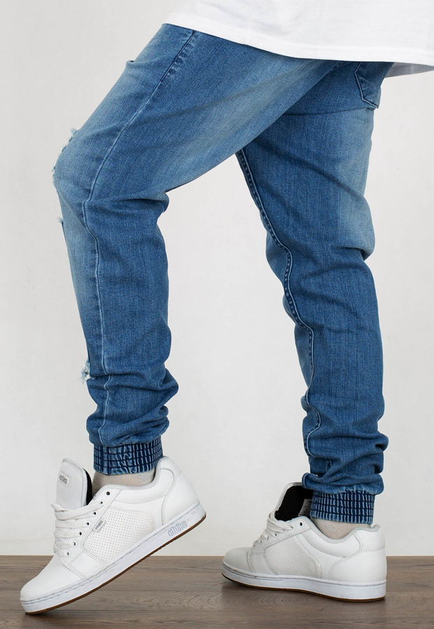 Spodnie SSG Jogger Premium Jeans Wycierane z Dziurami