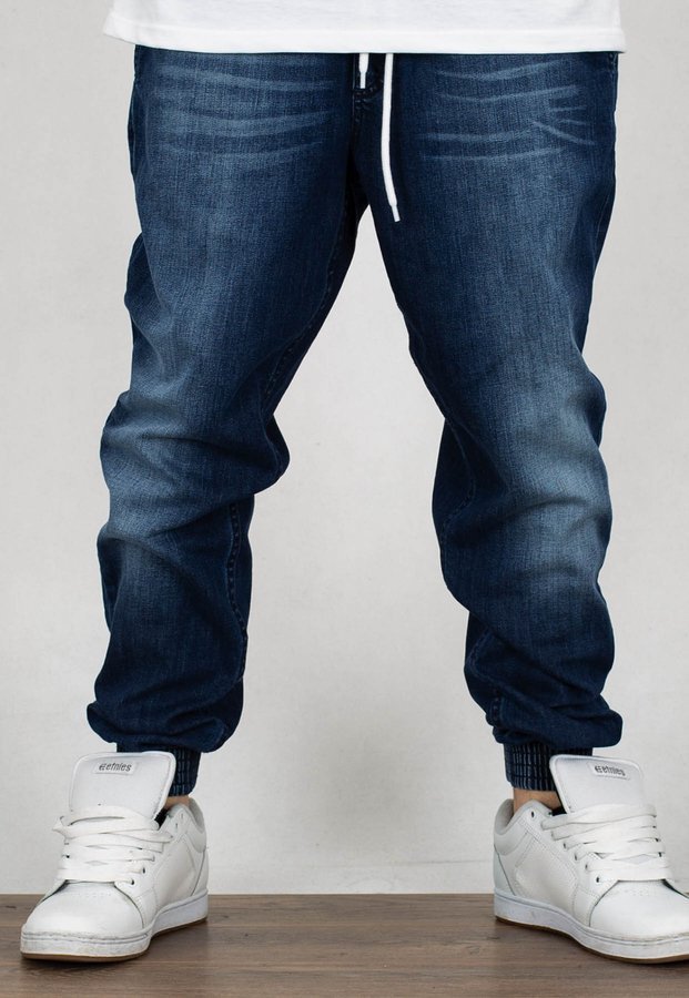 Spodnie SSG Jogger Premium Jeans wycierane medium przecierane