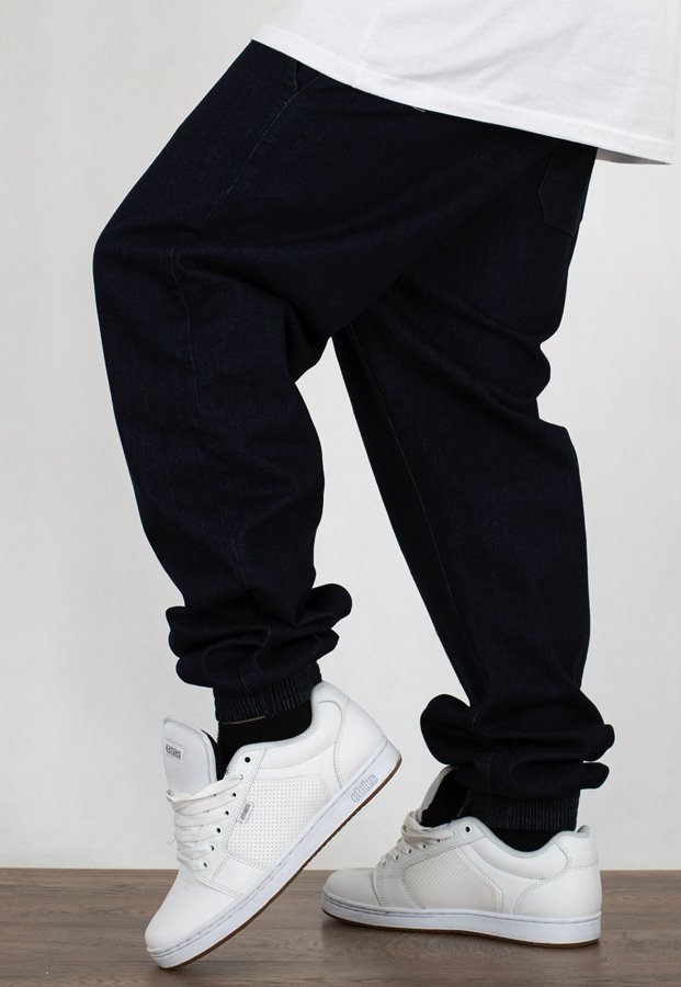 Spodnie SSG Jogger Regular z Gumą Tag Jeans dark