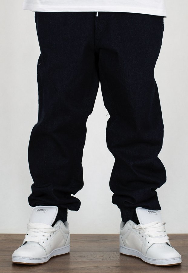 Spodnie SSG Jogger Regular z Gumą Tag Jeans dark
