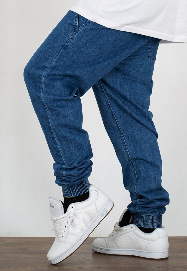 Spodnie SSG Jogger Regular z Gumą Tag Jeans light