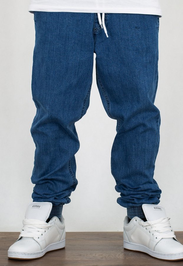 Spodnie SSG Jogger Regular z Gumą Tag Jeans light